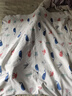 爱贝迪拉 新生婴儿包单产房纯棉襁褓裹布包巾包被四季抱被睡袋95cm单层2条 实拍图