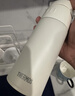 膳魔师（THERMOS）400ml保温杯吸管杯不锈钢男女士保冷水杯子TCMI-400S WH 实拍图