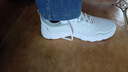 安踏男鞋运动鞋子男士秋冬季款皮面防泼水透气轻便软底白色跑步休闲鞋 【皮面防泼水神器】安踏白/灰-4 42 实拍图