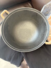 夏老大章丘生铁锅 铸铁炒锅古法无涂层物理不易粘炒锅圆底双耳炒菜锅36 实拍图
