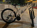 喜德盛（xds）山地自行车黑客350/旭日310 X6铝合金车架21速变速机械碟刹 黑客350白灰17寸（26款） 实拍图