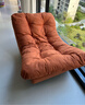 芝迈懒人沙发躺椅可躺可睡摇椅客厅阳台沙发家用轻奢月亮摇椅休闲单椅 柿子橙【麂皮绒】 【加厚款】 实拍图