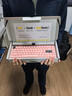 MelGeekmade68pro+磁轴键盘小蜜蜂TTC万磁王紫心轴RT0.01电竞游戏客制化机械无畏契约打瓦情侣 MADE68 PRO+粉光【紫心轴】 有线MelGeek 68键 实拍图