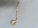 周大生黄金手链女足金光珠双层金手链手饰生日礼物送女友4.31g 实拍图