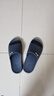 回力拖鞋男女凉拖鞋抑菌防滑浴室内外穿软弹凉拖鞋HL0397藏青40-41码 实拍图