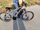 凤凰自行车成年人男女变速自行车青少年单车越野公路车学生山地自行车 钢架/全套轴承/建大轮胎/条轮灰 24速24寸【适合145-170cm】 实拍图