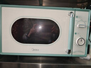 美的（Midea）小滋味微波炉家用小型 复古旋钮薄荷曼波风 一级能效平板变频轻音预制菜加热M1G1 实拍图