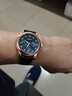 正品男士手表高档休闲石英表简约气质男表皮带高颜值罗马时尚腕表 黑色运动款 实拍图