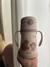 膳魔师（THERMOS）儿童吸管保温杯超轻316L不锈钢把手学生杯幼儿园婴儿水杯上学TCKC 实拍图