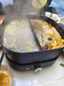 九阳（Joyoung）电火锅分体秒涮火锅专用锅火锅锅电炒锅电热锅不粘涮烤锅6L大容量2000W大火力鸳鸯锅HG60-G595 实拍图