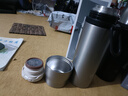京东京造保温杯 男士女户外大容量闷茶焖泡水杯子 316不锈钢金属灰500ml 实拍图