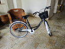 永久城市通勤自行车26英寸实心胎成人男女儿童买菜通勤休闲城市单车黑 实拍图