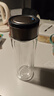 【京东物流配送】高硼硅双层玻璃杯大容量泡茶杯水杯子茶水分离杯 【双层加厚】茶杯350ml1只 实拍图