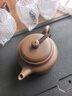 藏壶天下【政府补贴】宜兴紫砂壶纯手工茶壶紫砂茶具家藏老紫泥剑流德钟 实拍图