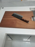 爱仕达（ASD）菜板进口乌檀木99%抗菌砧板整木加大加厚双面防霉面板50*33*3.0cm 实拍图