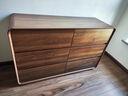 壹品帆诚中古风实木斗柜客厅五斗柜多巴胺抽屉柜床尾柜卧室床尾置物柜 【全实木材质】中古风胡桃色-六斗柜120CM 实拍图