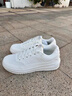 特步板鞋男女秋冬休闲鞋百搭低帮运动鞋潮流滑板鞋舒适小白鞋 白色-男子 【新旧版随机发货】 42 实拍图