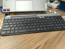 罗技（Logitech）时尚系列 K580 键盘 蓝牙键盘 办公键盘 无线键盘 便携超薄键盘 笔记本键盘 平板键盘 星空灰 实拍图
