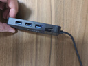 联想USB3.0分线器拓展坞扩展坞转千兆网口RJ45有线网卡转接头笔记本电脑USB扩展器小新一拖四转换器 实拍图