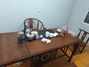 欧佳豪实木茶桌椅组合办公室功夫泡茶台家用阳台茶几茶具套装一体喝茶桌 1.6米明月1围椅4月牙椅 小石盘 实拍图