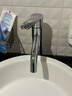 莱尔诗丹台上盆水龙头 加高面盆水龙头冷热浴室柜艺术盆加高水龙头LD10321 实拍图