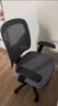得力（deli）4900S 人体工学靠背办公椅/电脑椅/职员椅 可升降转椅舒棉坐垫 黑 实拍图