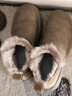 CDGLVCK&LEER意大利风品牌棉鞋男冬季羊皮毛一体防水防滑光面加厚加绒雪地靴 山茶色(反绒牛皮) 40 (偏小一码，请拍大一码) 奢侈品牌 实拍图