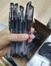 广博（GuangBo）60支中性笔黑色0.5mm签字笔子弹头拔帽水笔 经典办公商务学生用 开学办公用品文具ZX9533D 实拍图