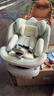 初婴贝儿童安全座椅汽车用0-4-12岁婴儿宝宝车载可坐可躺i-Size通风加热 悦享版青+通风加热+支撑腿+遮阳棚+175°躺 实拍图
