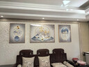 瑞尚（RUISHANG） 北欧客厅装饰画轻奢沙发背景墙挂画简约墙上壁画餐厅玄关墙画 家和万事兴E 左右60*80+中110*80烤瓷镶钻 实拍图