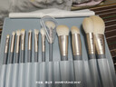花漾蓝桥化妆刷套装12支(动物毛版) 羊毛眼影刷腮红刷修容沧州化妆刷 实拍图