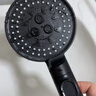 四季沐歌（MICOE）黑色增压淋浴花洒喷头套装 浴室淋浴头花洒手持花洒三件套HS125 实拍图