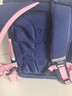 剑桥树书包小学生女生儿童1-4年级护脊减负大容量双肩包 藏青粉小码 实拍图