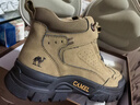 骆驼（CAMEL）工装马丁靴城市户外中帮登山厚底徒步鞋 G14W342614 卡其 43  实拍图