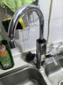 奥克斯（AUX）电热水龙头热水器加热水龙头快速热水变频恒温厨房下进水 【大屏数显】电镀银+漏保插头+万向喷头 实拍图