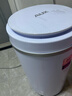 奥克斯（AUX）脱水机家用大容量不锈钢甩干机甩干桶 小型宿舍公寓出租房单脱水甩干迷你脱水桶大家电器 10斤塑桶款【塑料内桶一键启动平稳运作干至九成】 实拍图
