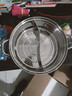 拜格（bayco）鸳鸯锅火锅专用锅304不锈钢汤锅燃气电磁炉通用大容量32CM BG4248 实拍图