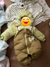 巴拉巴拉童装婴儿连体衣假两件连体羽绒服宝宝衣服冬加厚男童女童儿童 实拍图