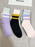 大嘴猴（paul frank）袜子女秋冬【100%纯棉+10A抗菌】防臭吸汗抗起球休闲棉袜6双装 实拍图
