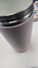 苏泊尔（SUPOR）保温杯咖啡杯男女款吸管水杯高颜值便携随行大容量车载礼物杯子 甜心粉450ml+双层陶瓷覆层内胆 实拍图