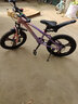 凤凰山地自行车男女变速山地车碟刹青少年儿童自行车学生单车 星际 粉紫【单速+三刀轮】 20寸【适合125-160cm】 实拍图