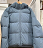 优衣库女装无缝羽绒连帽外套/冰雪羽绒无缝款科技保暖外套469896 67 海蓝色 M /160/84A 实拍图