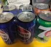 百事可乐Pepsi 可乐*4+7喜*1+美年达*1 碳酸饮料 汽水330ml 混合装 实拍图