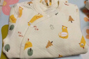童泰（TONGTAI）婴儿连体衣秋冬季纯棉保暖宝宝衣服新生儿哈衣爬服睡衣棕色73cm 实拍图
