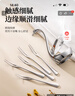广意不锈钢水果叉点心蛋糕月饼叉甜品叉创意天鹅座+小叉子5支装GY7557 实拍图
