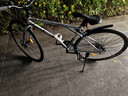 TORUI死飞自行车成年人学生上下班代步车双碟刹减震变速越野公路赛车 30高刀-钛银色+骑行大礼包 26寸24速 实拍图