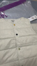 波司登（BOSIDENG）25新款轻薄羽绒服男女儿童5A抗菌90绒百搭休闲内搭短款经典马甲 奶酪米7798囤货拍大 160 /80 约 150-160cm 45kg 实拍图