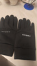 瑞莱奥手套男冬季保暖骑行手套触屏防滑防风加绒加厚漏二指外卖骑车手套 秋冬加厚全指黑色 均码 实拍图