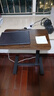 卓博电脑桌升降桌床边桌床上桌学习桌可移动小桌子BZ09胡桃色标准款 实拍图