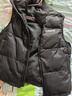 雅鹿羽绒马甲男女童秋冬季新款潮流洋气纯色加厚面包服外穿背心 黑色 110 实拍图